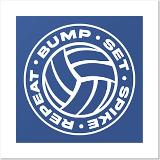 Bump Set Spike Repeat Posters and Art